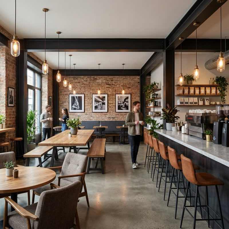 Kafe İçi Dekorasyon ve Tasarım