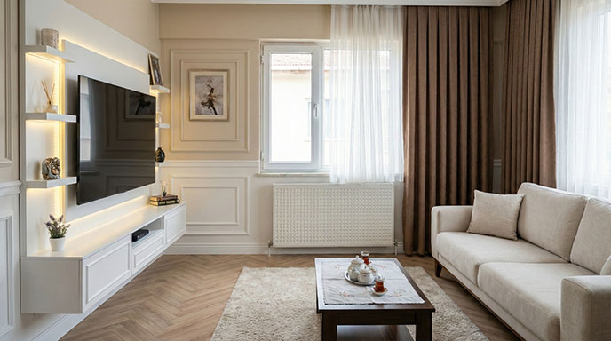Sonra - Küçükçekmece Komple Salon Yenileme